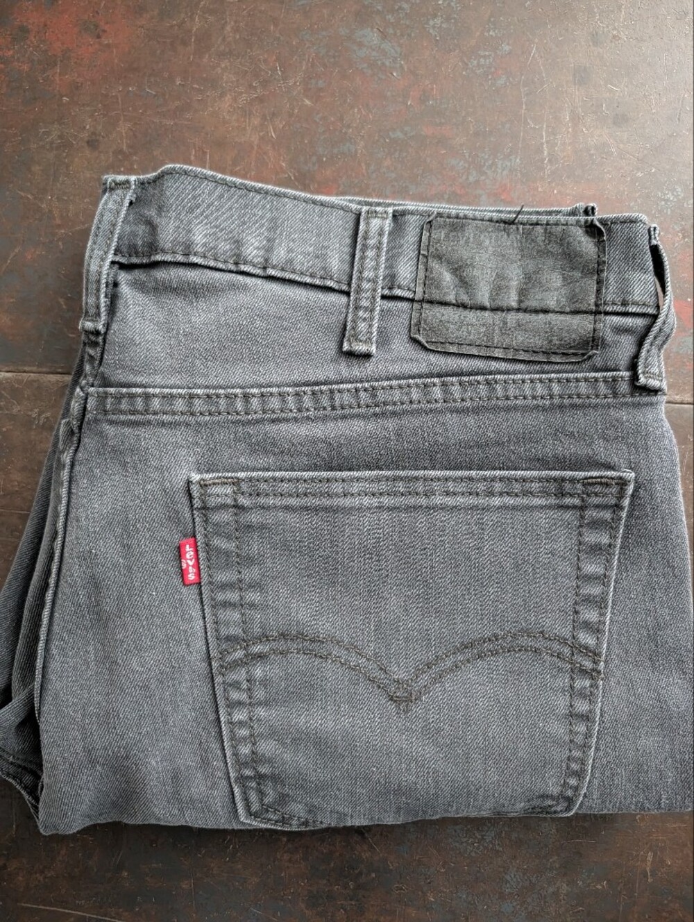 Levi's 541 Men's Gray Straight Leg Fit Jeans, Size 38x30